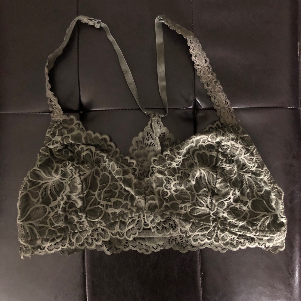 Xhilaration Olive Lace Bralette